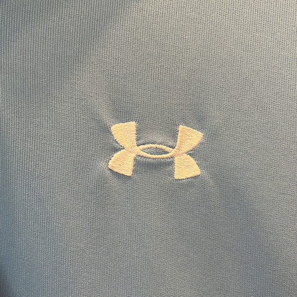 Men’s Under Armour Loose Fit Polo, EUC, Heat gear, Size L, Carolina Blue - Picture 4 of 5
